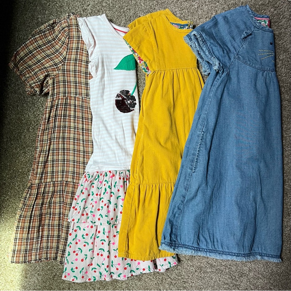 Mini Boden and Old Navy Short Sleeved Dress Set
